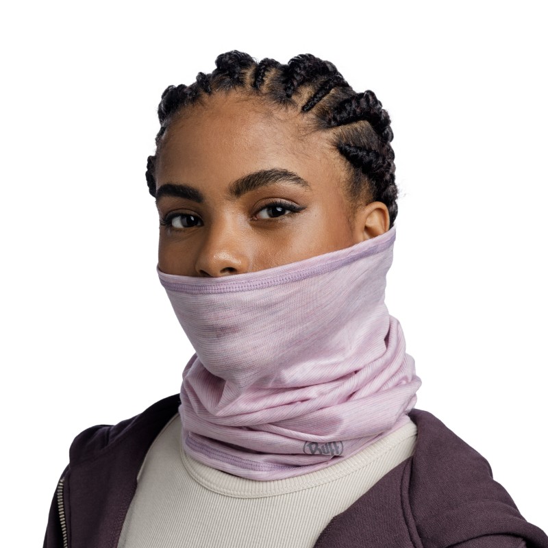 BUFF® TUBA LIGHTWEIGHT MERINO MULTISTRIPES LILAC SAND