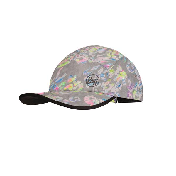 buff® otroška  športna kapa 5 panel go grey