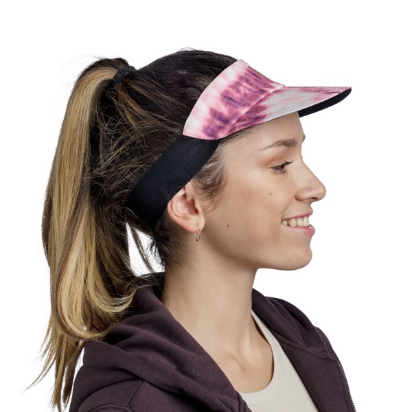 BUFF® ŠPORTNI VIZOR GO VISOR DERI PINK