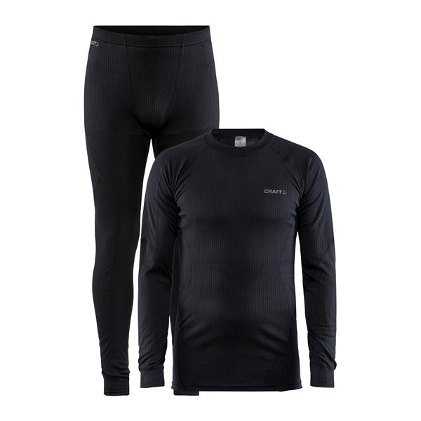 craft moški set core dry baselayer black 