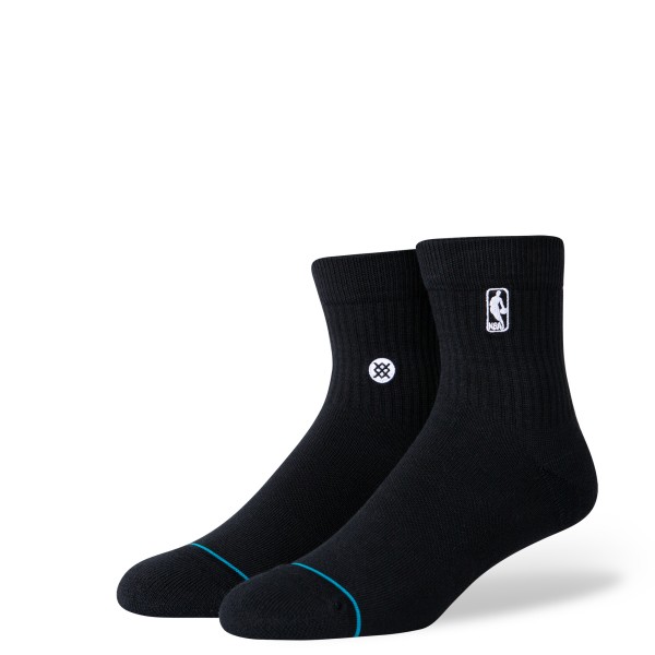 STANCE NOGAVICE QUARTER NBA LOGOMAN ST BLACK