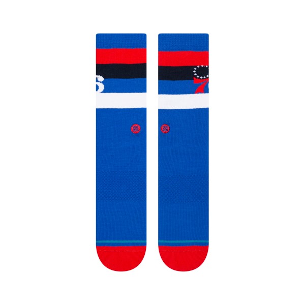 STANCE NOGAVICE NBA 76ERS ST CREW BLUE