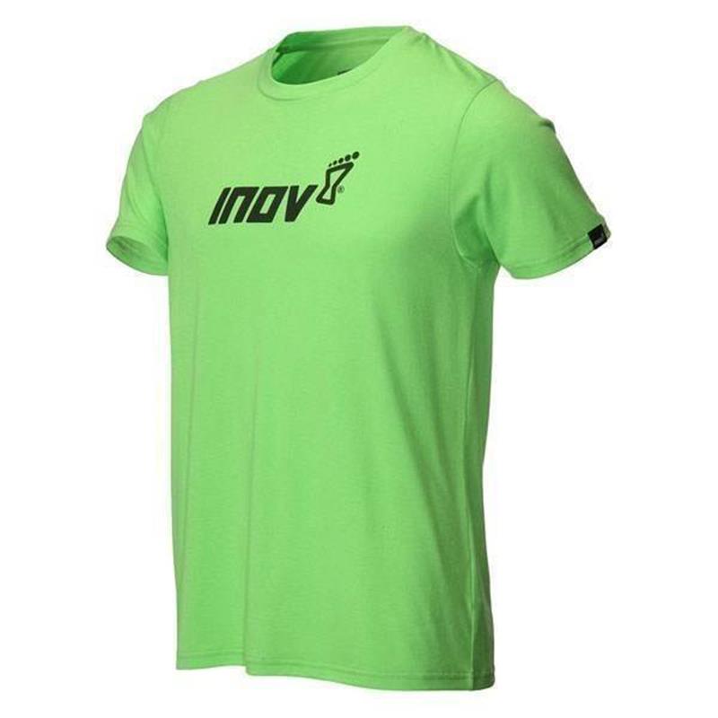 inov8 majica s kratkimi rokavi at/c dri release ss green w