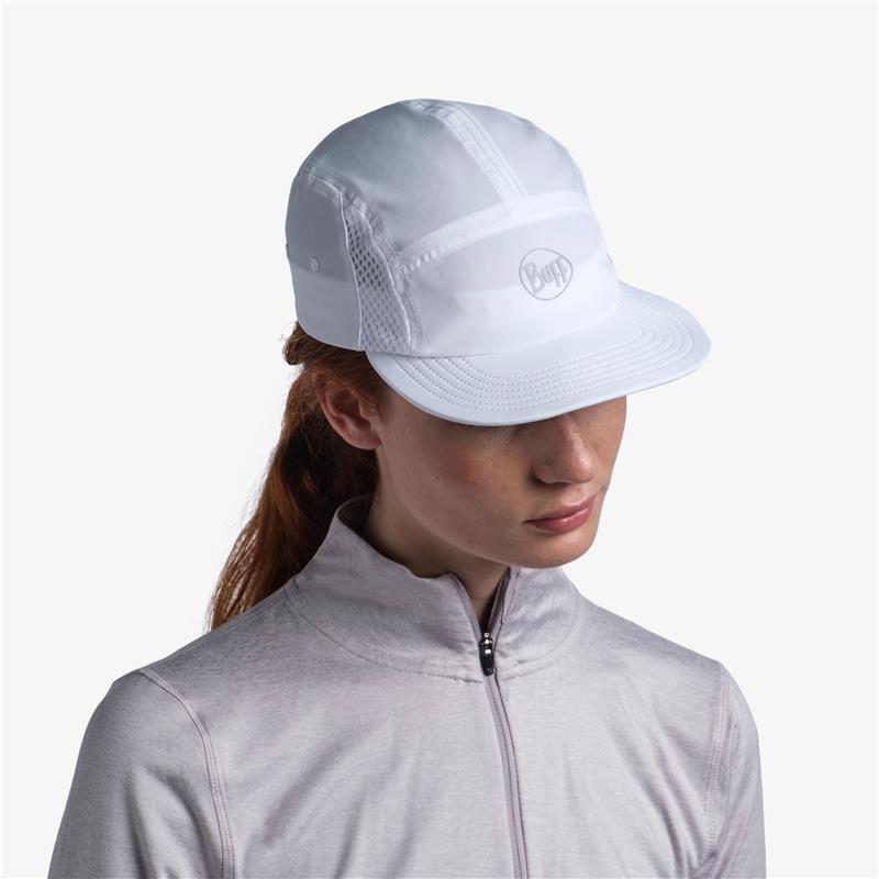 BUFF® ŠPORTNA KAPA 5 PANEL GO CAP SOLID WHITE                      