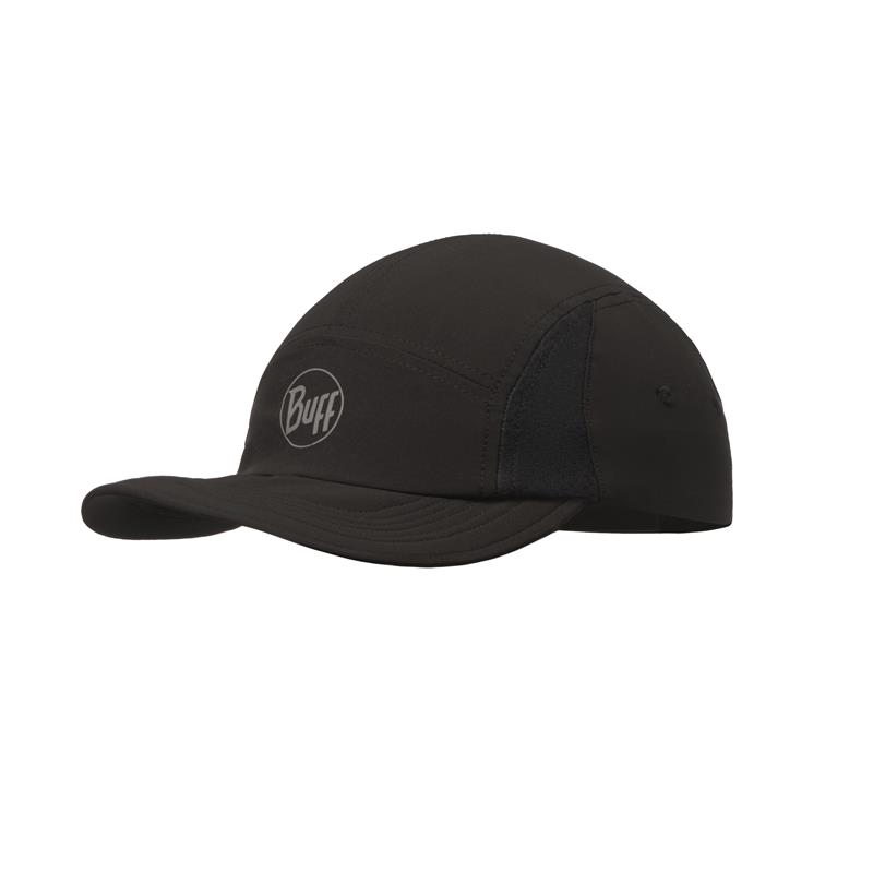 BUFF® ŠPORTNA KAPA 5 PANEL GO CAP SOLID BLACK               