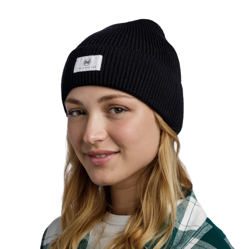 BUFF® 100% BOMBAŽNA KAPA KNITTED DRISK BLACK