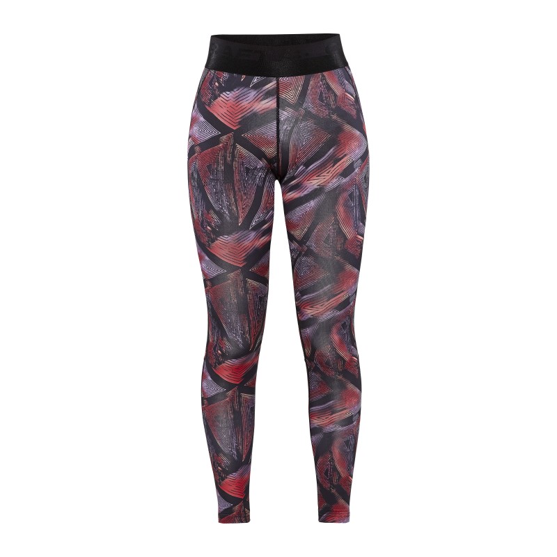 CRAFT ŽENSKE DOLGE PAJKICE CORE ESSENCE TIGHTS VIJOLIČNE IN ČRNE BLACK-LAVENDER