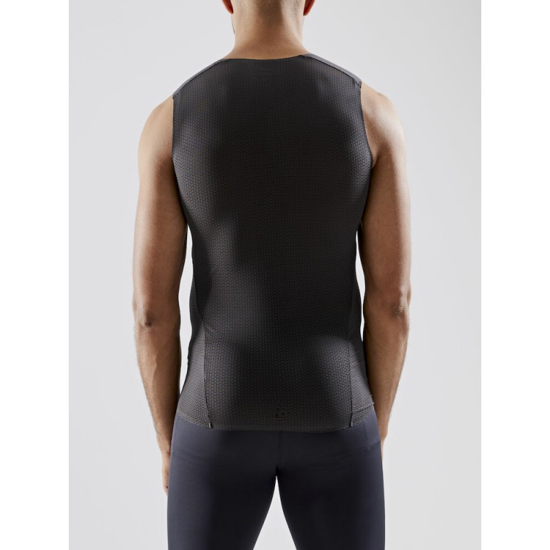 craft moška majica brez rokavov pro dry nanoweight black-aktivno perilo 