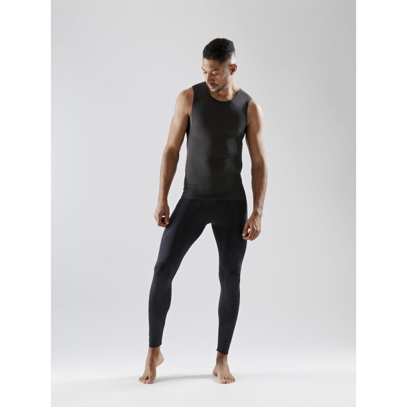 craft moška majica brez rokavov pro dry nanoweight black-aktivno perilo 