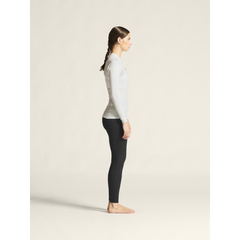 CRAFT ŽENSKA MAJICA Z DOLGIMI ROKAVI PRO ACTIVE EXTREME WHITE/BLAZE - AKTIVNO PERILO