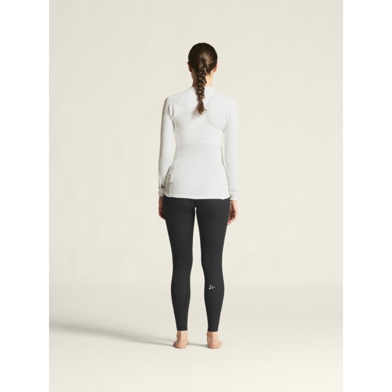 CRAFT ŽENSKA MAJICA Z DOLGIMI ROKAVI PRO ACTIVE EXTREME WHITE/BLAZE - AKTIVNO PERILO