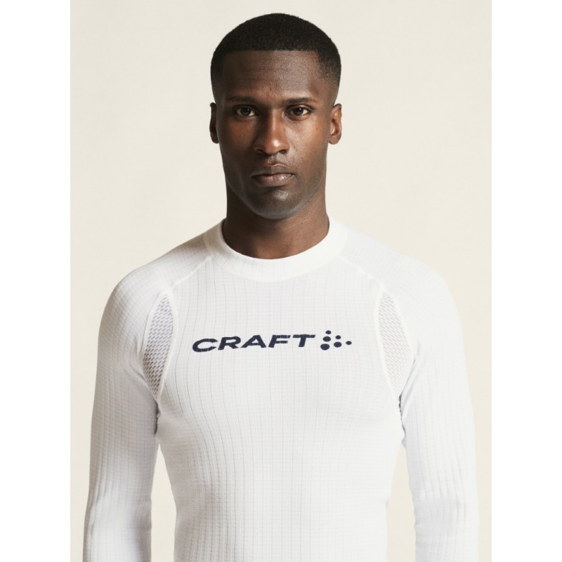 CRAFT MOŠKA MAJICA Z DOLGIMI ROKAVI PRO ACTIVE EXTREME X WHITE/BLAZE-AKTIVNO PERILO 