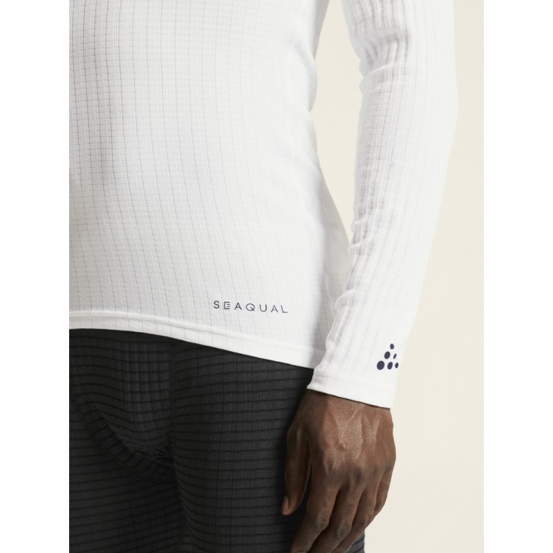 CRAFT MOŠKA MAJICA Z DOLGIMI ROKAVI PRO ACTIVE EXTREME X WHITE/BLAZE-AKTIVNO PERILO 