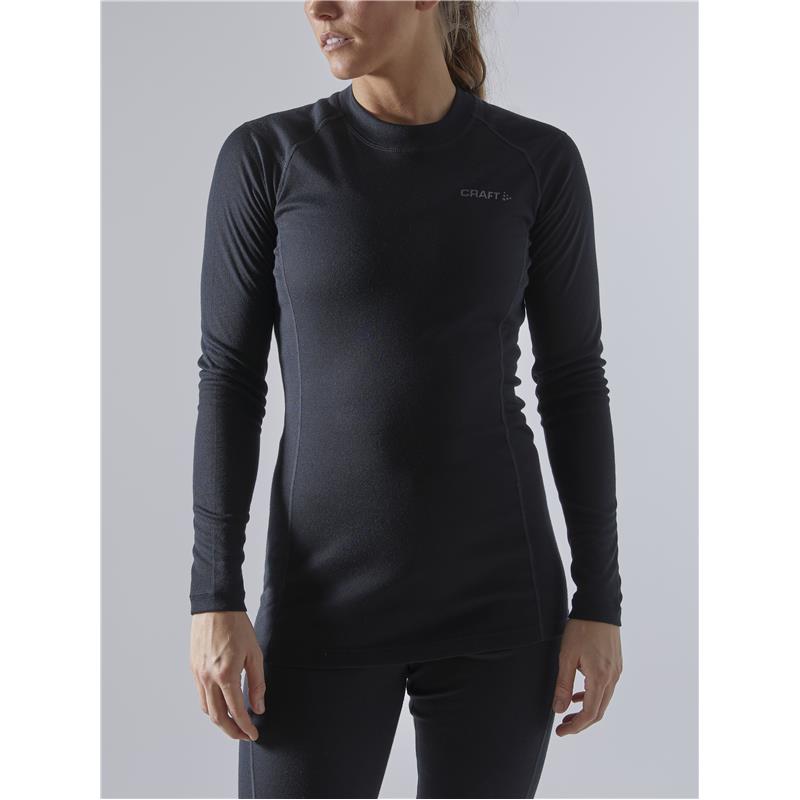 CRAFT ŽENSKI SET CORE WARM BASELAYER BLACK - AKTIVNO PERILO