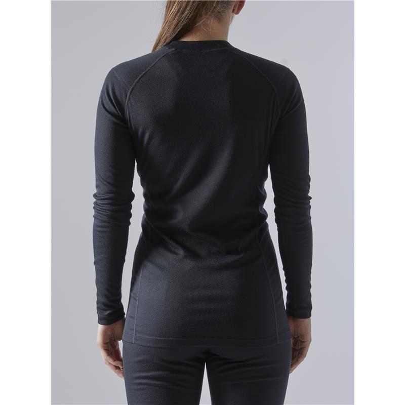 CRAFT ŽENSKI SET CORE WARM BASELAYER BLACK - AKTIVNO PERILO