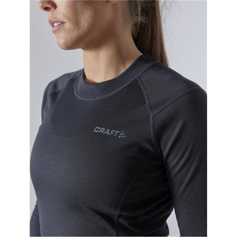 CRAFT ŽENSKI SET CORE WARM BASELAYER BLACK - AKTIVNO PERILO