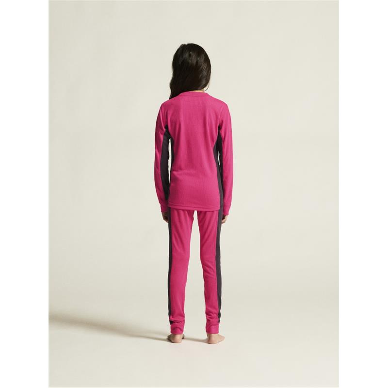 CRAFT OTROŠKI SET CORE DRY BASELAYER SET JR FAME/DK PLUM-AKTIVNO PERILO 