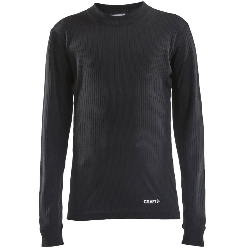 CRAFT OTROŠKI BASELAYER SET JR ČRNA BLACK-AKTIVNO PERILO 