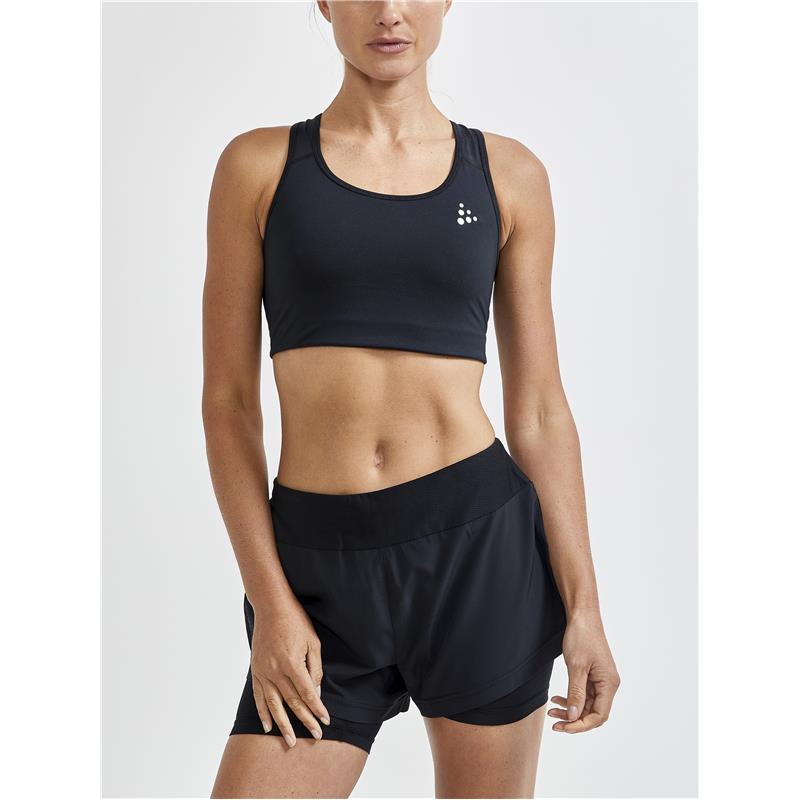 CRAFT ŽENSKI ŠPORTNI NEDRČEK CORE TRAINING BRA CLASSIC ČRNA BLACK