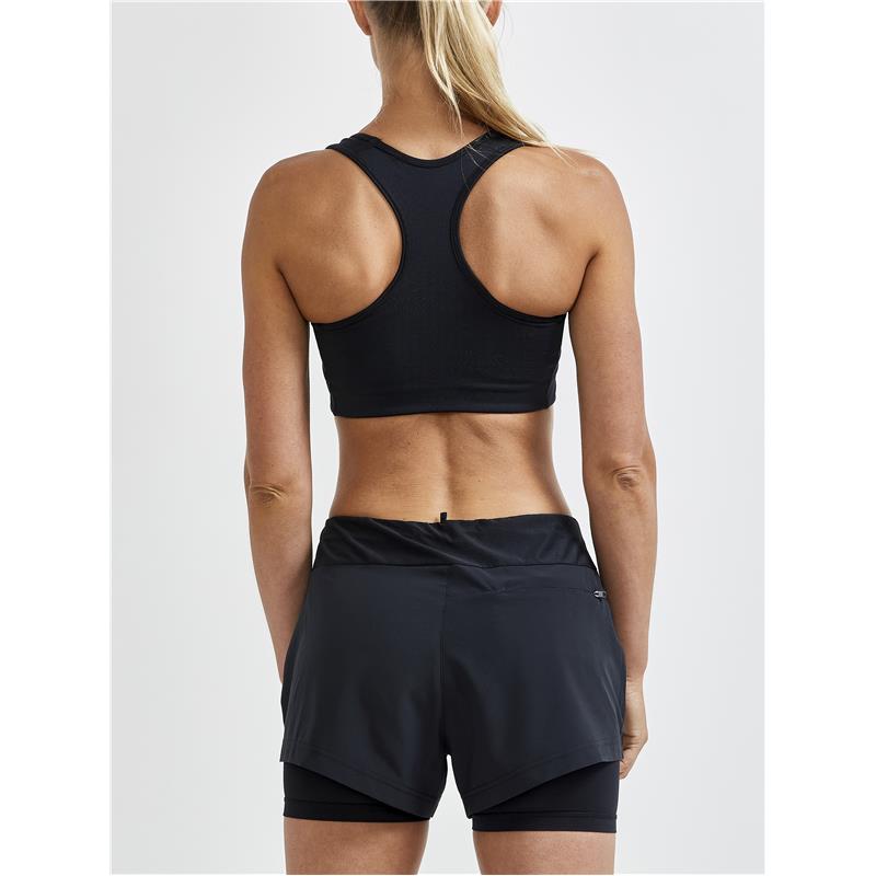 CRAFT ŽENSKI ŠPORTNI NEDRČEK CORE TRAINING BRA CLASSIC ČRNA BLACK