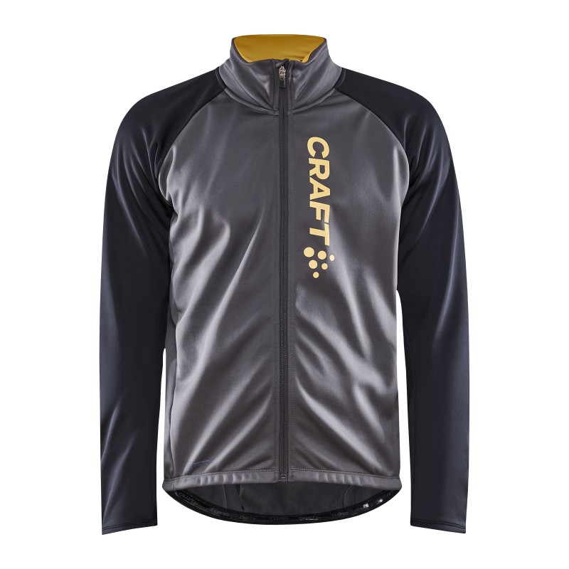 craft moška kolesarska jakna CORE BIKE SUBZ JACKET GRANITE-BLACK
