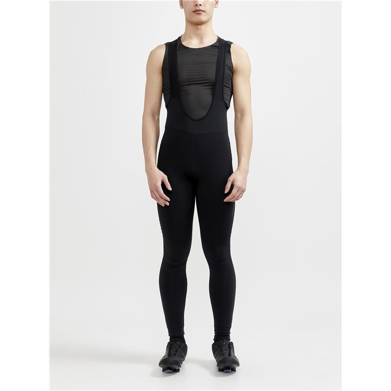 CRAFT MOŠKE ZIMSKE KOLESARSKE HLAČE CORE SUBZ BIB BIKE TIGHTS BLACK - C3