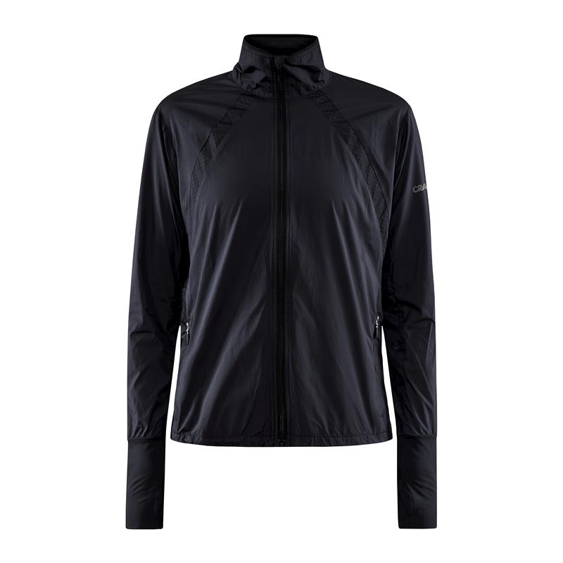 CRAFT ŽENSKA JAKNA/VETROVKA ADV ESSENCE WIND JACKET BLACK