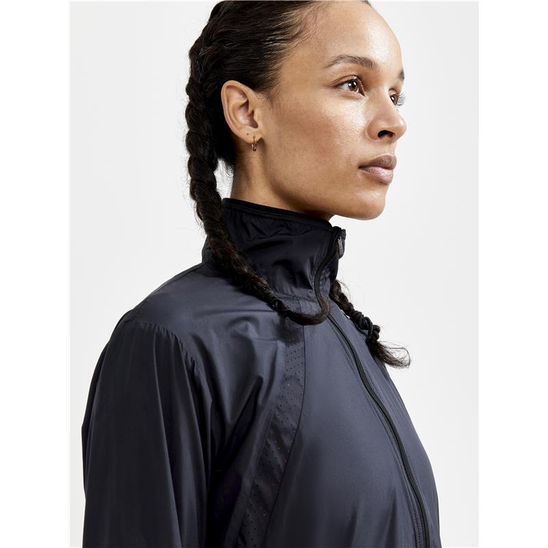 CRAFT ŽENSKA JAKNA/VETROVKA ADV ESSENCE WIND JACKET BLACK
