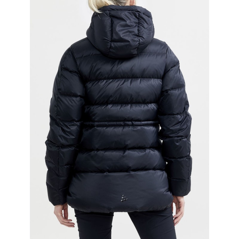 craft ženska debela puhovka iz pravega puha adv explore down jacket black