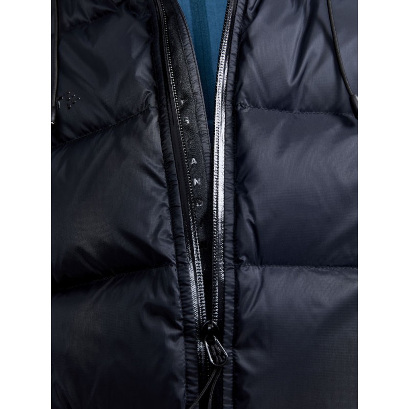 craft ženska debela puhovka iz pravega puha adv explore down jacket black