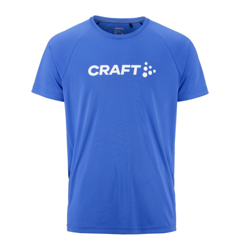 CRAFT MOŠKA MAJICA S KRATKIMI ROKAVI CORE ESSENCE LOGO TEE MODRA INK BLUE