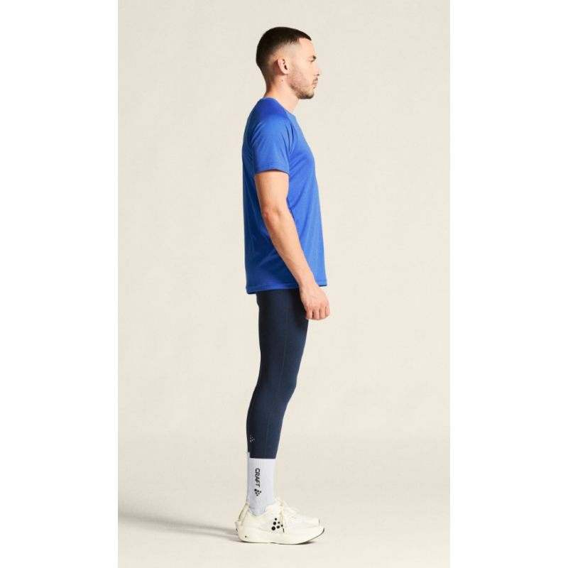 CRAFT MOŠKA MAJICA S KRATKIMI ROKAVI CORE ESSENCE LOGO TEE MODRA INK BLUE