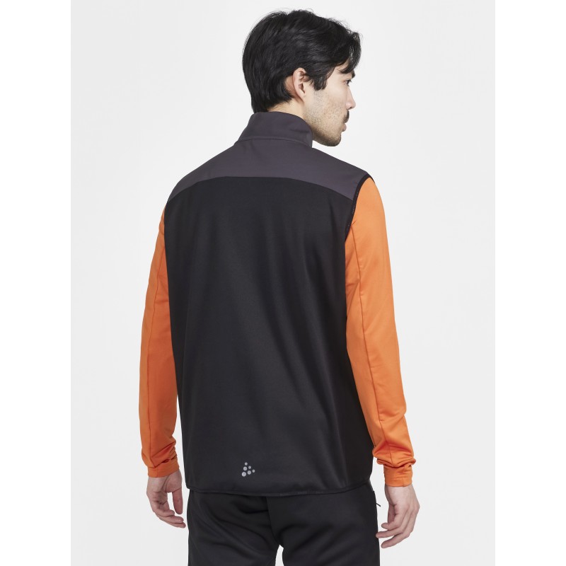 craft moški brezrokavnik CORE NORDIC TRAINING INSULATE VEST BLACK-SLATE