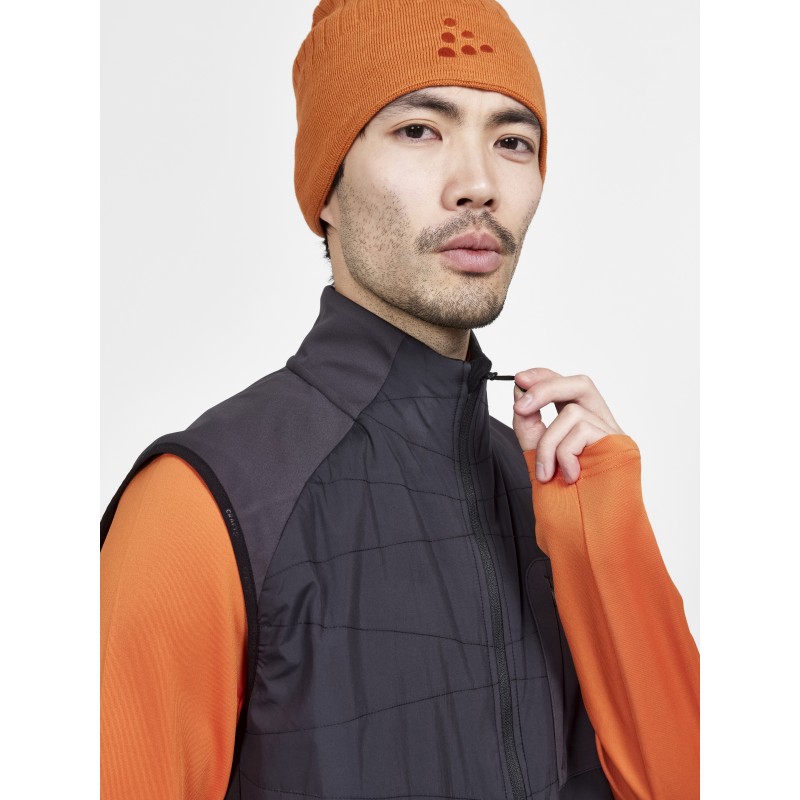 craft moški brezrokavnik CORE NORDIC TRAINING INSULATE VEST BLACK-SLATE