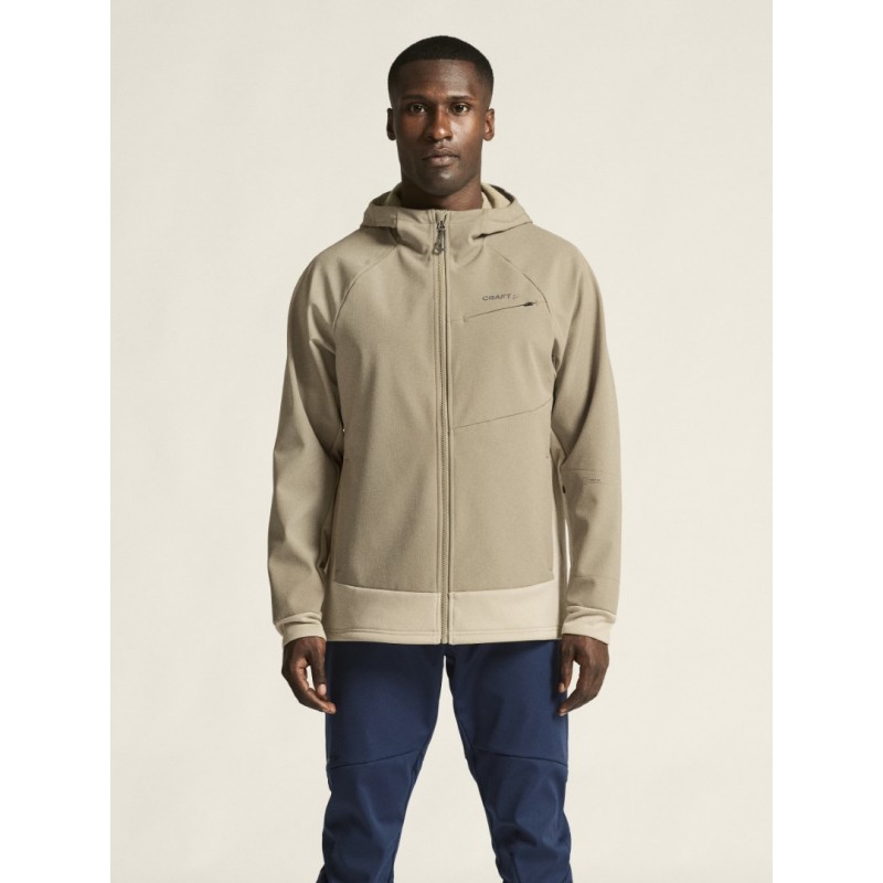CRAFT MOŠKA TERMO VODOODPORNA JAKNA ADV BACKCOUNTRY HYBRID JACKET TAUPE/HAY
