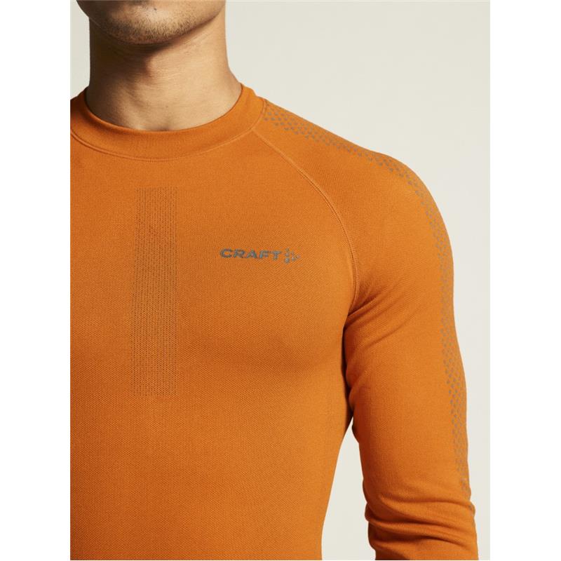 CRAFT MOŠKA MAJICA Z DOLGIMI ROKAVI ADV WARM INTENSITY LS CARA-GRANITE - AKTIVNO PERILO