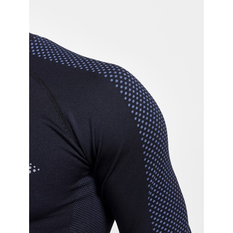 CRAFT MOŠKA MAJICA Z DOLGIMI ROKAVI ADV WARM INTENSITY LS M BLACK - AKTIVNO PERILO