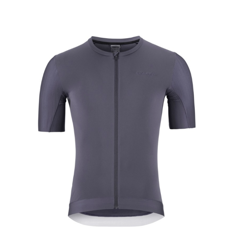 CRAFT MOŠKA KOLESARSKA MAJICA S KRATKIMI ROKAVI ADV ENDUR AERO JERSEY WATER ENDUR AERO JERSEY TEMNO VIJOLIČNA GRAYSTONE
