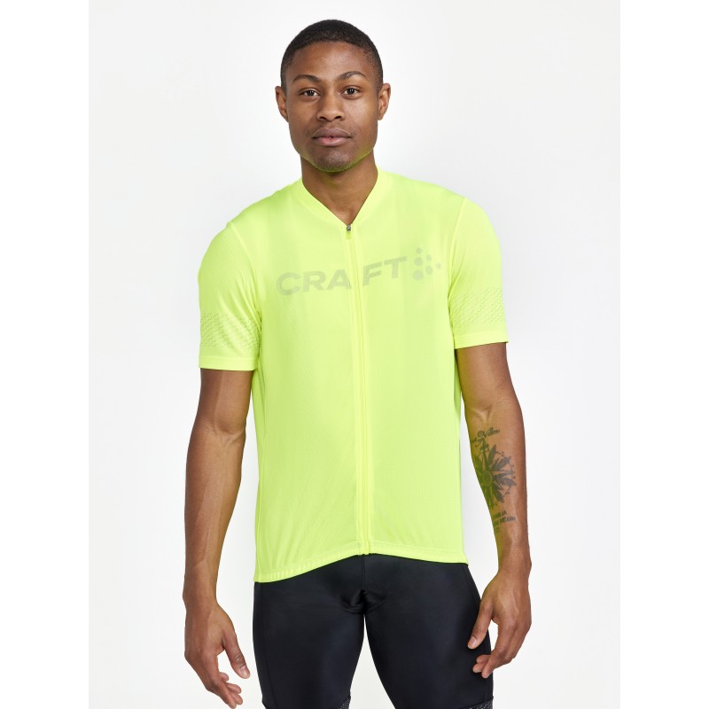 CRAFT MOŠKA KOLESARSKA MAJICA S KRATKIMI ROKAVI CORE ENDUR LUMEN JERSEY  RUMENA FLUMINO