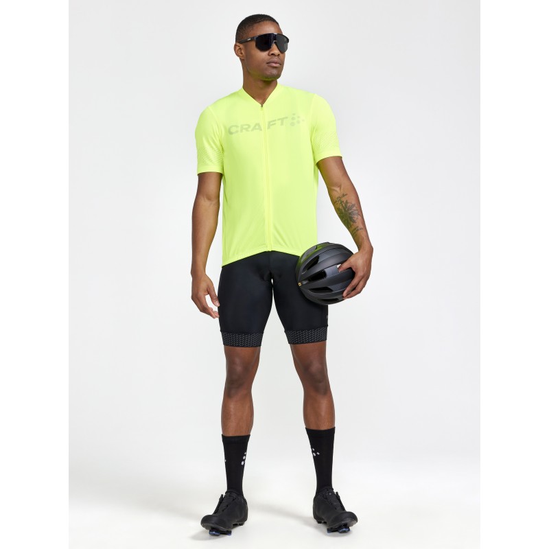 CRAFT MOŠKA KOLESARSKA MAJICA S KRATKIMI ROKAVI CORE ENDUR LUMEN JERSEY  RUMENA FLUMINO