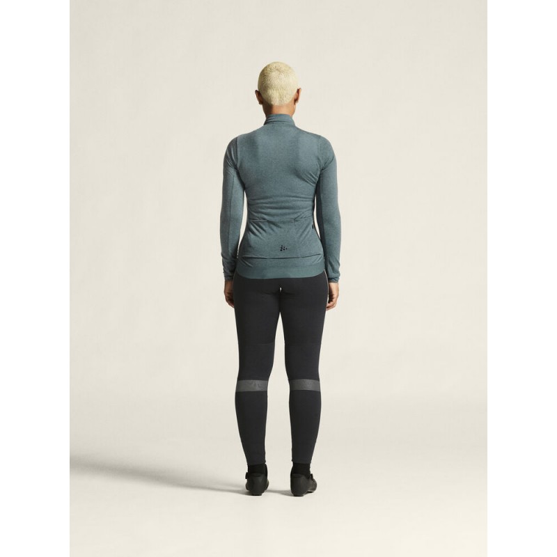 CRAFT ŽENSKA KOLESARSKA 20% MERINO VOLNENA MAJICA Z DOLGIMI ROKAVI CORE BIKE ESSENCE WOOL JERSEY WEATHER