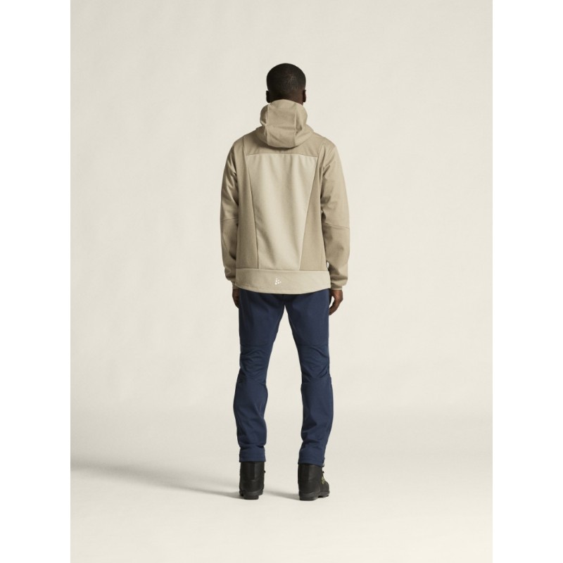 CRAFT MOŠKA PREHODNA VODOODPORNA JAKNA CORE BACKCOUNTRY HOOD JACKET TAUPE/HAY