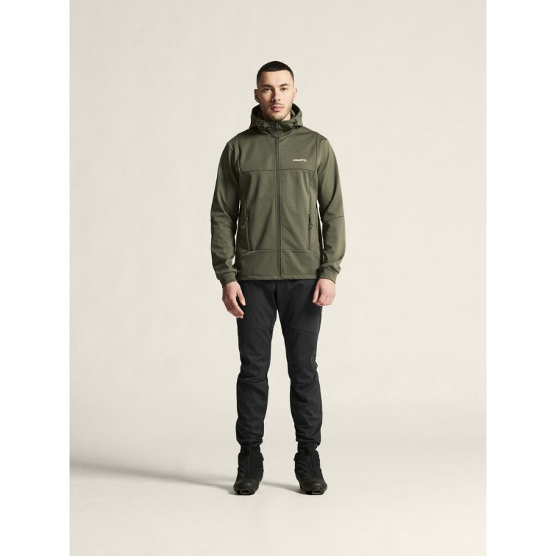 CRAFT MOŠKA PREHODNA VODOODPORNA JAKNA CORE BACKCOUNTRY HOOD JACKET OLIVNO ZELENACHIMERA
