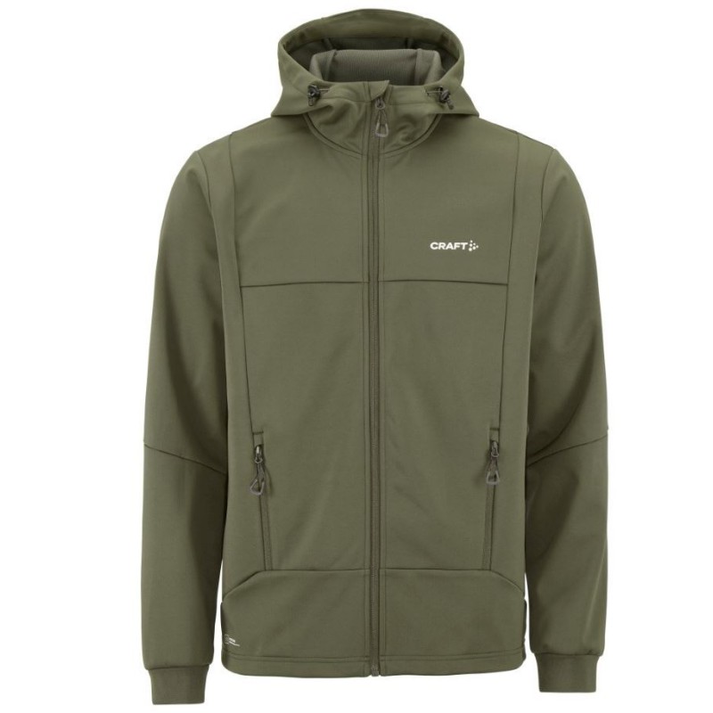 CRAFT MOŠKA PREHODNA VODOODPORNA JAKNA CORE BACKCOUNTRY HOOD JACKET OLIVNO ZELENACHIMERA