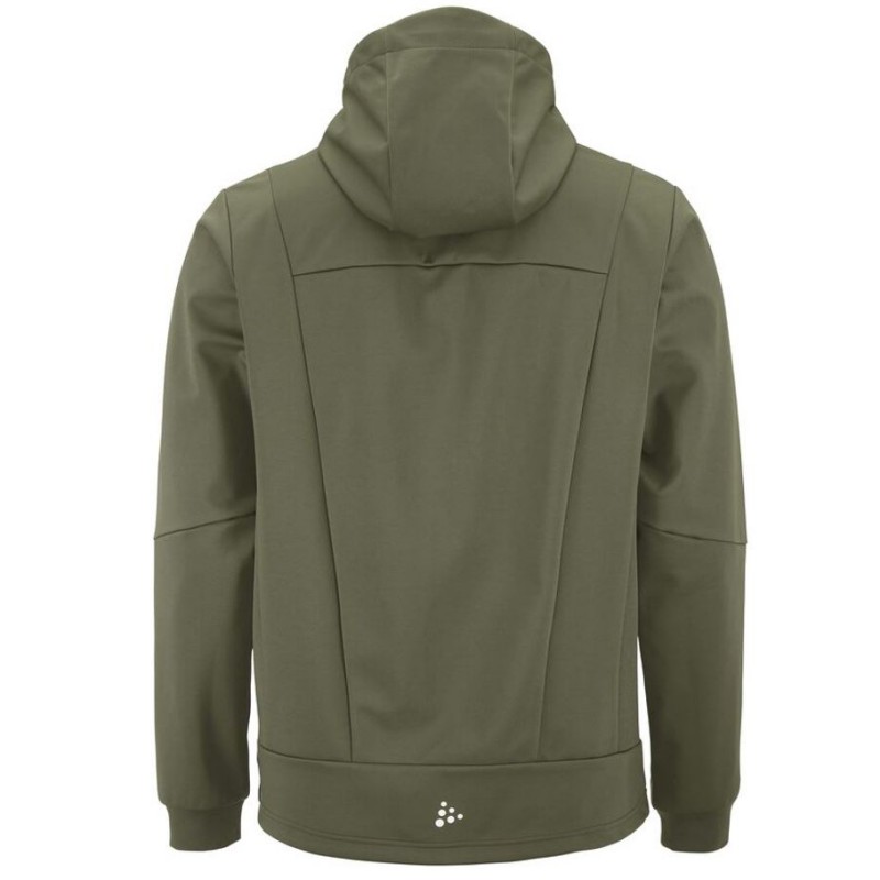 CRAFT MOŠKA PREHODNA VODOODPORNA JAKNA CORE BACKCOUNTRY HOOD JACKET OLIVNO ZELENACHIMERA