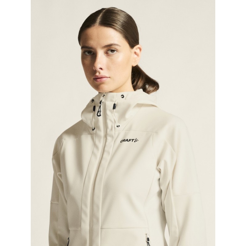 CRAFT ŽENSKA PREHODNA VODOODPORNA JAKNA CORE BACKCOUNTRY HOOD JACKET TOFU