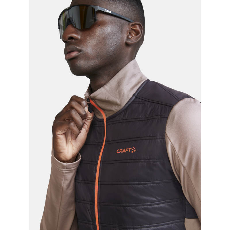 CRAFT MOŠKA JAKNA ADV ESSENCE WARM JACKET 2 TEMNO BEŽ IN ČRNA SLATE-CLAY