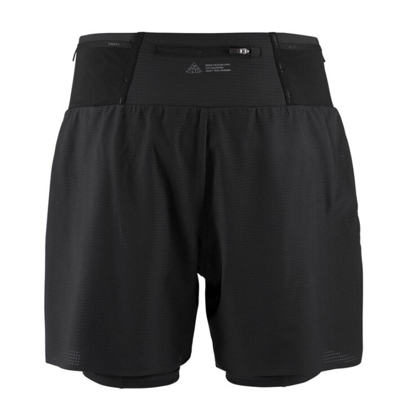 CRAFT MOŠKE KRATKE HLAČE PRO TRAIL SHORTS ČRNA BLACK/BLACK