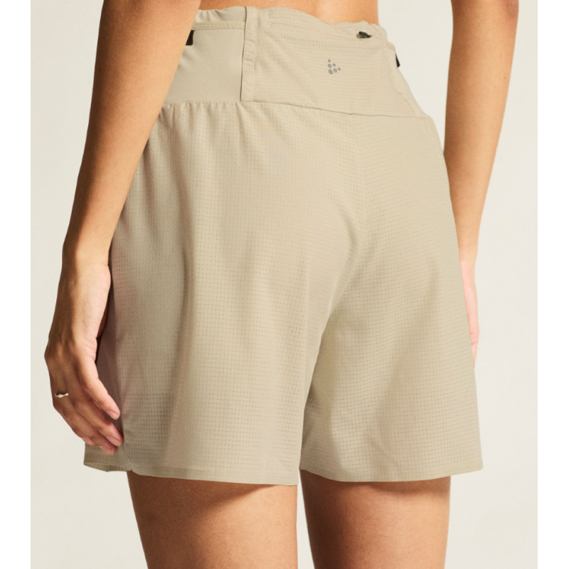CRAFT ŽENSKE KRATKE HLAČE PRO TRAIL SHORTS BEŽ PLASTER