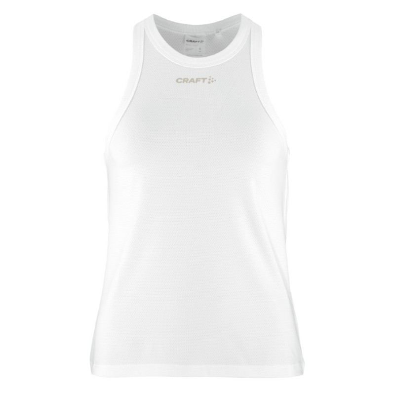 CRAFT ŽENSKA MAJICA BREZ ROKAVOV CORE ESSENCE MESH SINGLET BELA WHITE